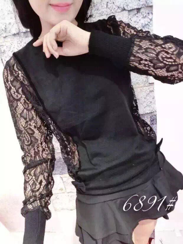 Shirt Lace Long Sleeved