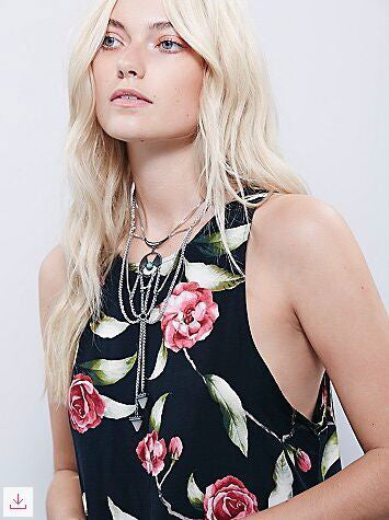 Flower Sleeveless Summer Dress