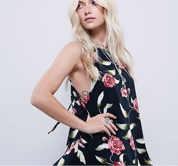 Flower Sleeveless Summer Dress