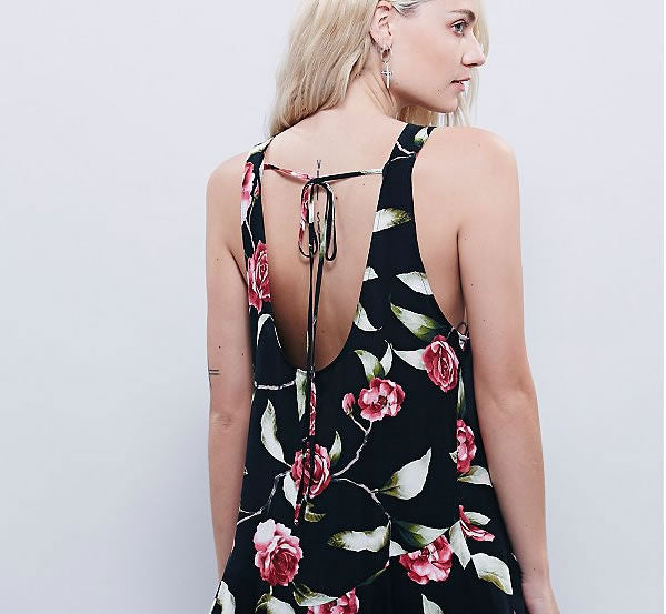 Flower Sleeveless Summer Dress