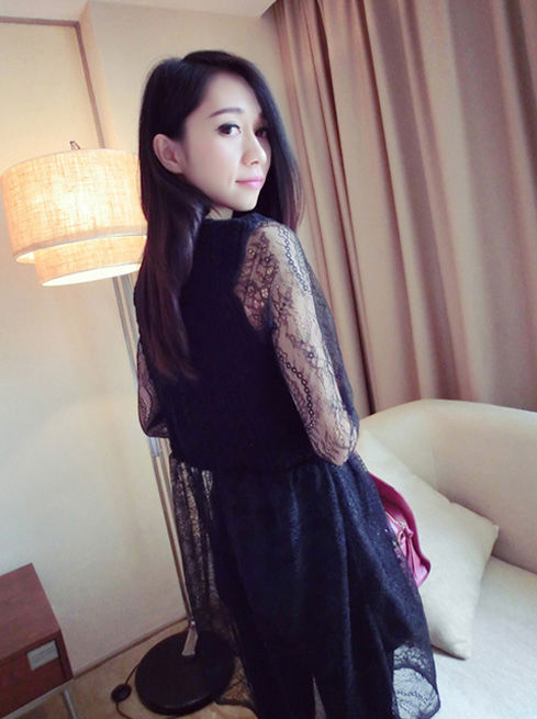 Shirt Lace Long Sleeved