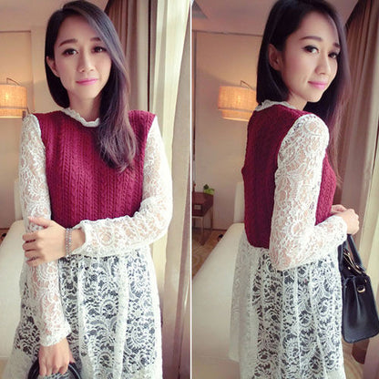 Shirt Lace Long Sleeved