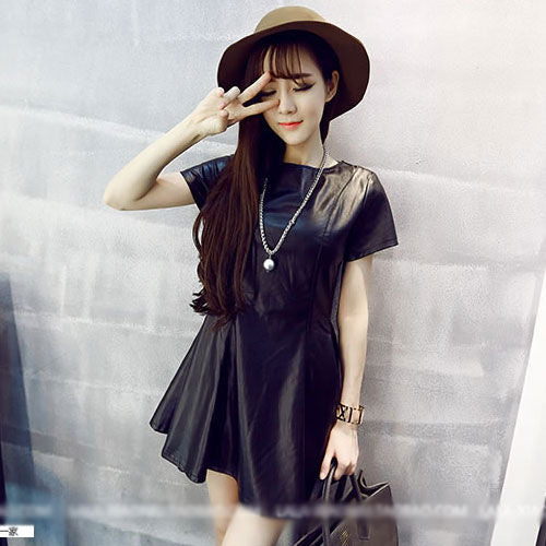 Short Sleeved Korean Dress