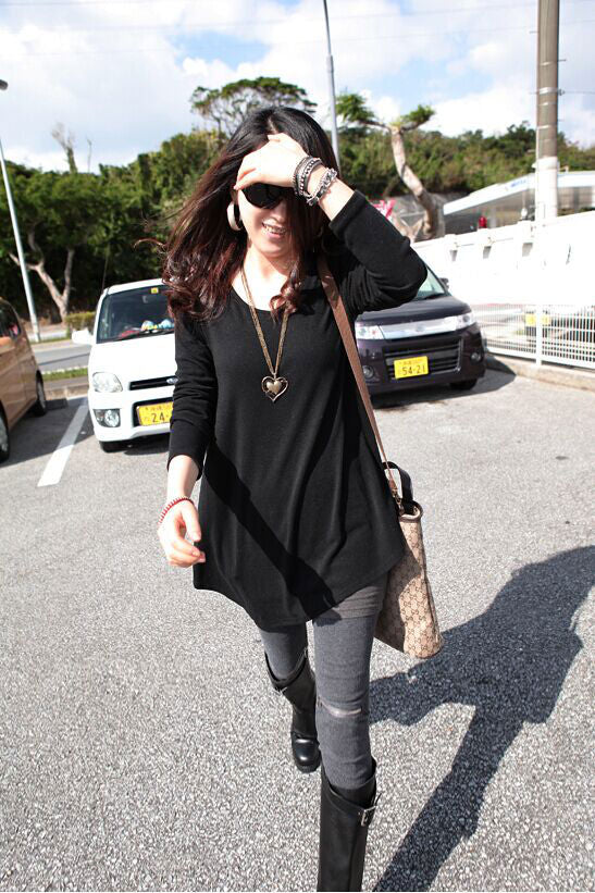 Shirt Long Sleeved Irregular