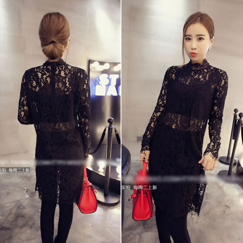 Shirt Lace Long Sleeved