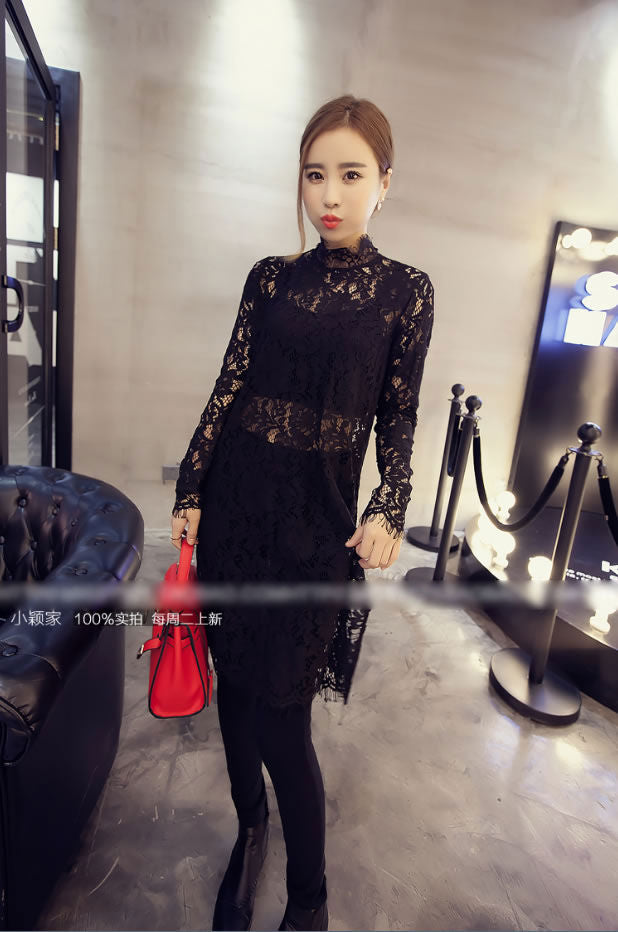 Shirt Lace Long Sleeved