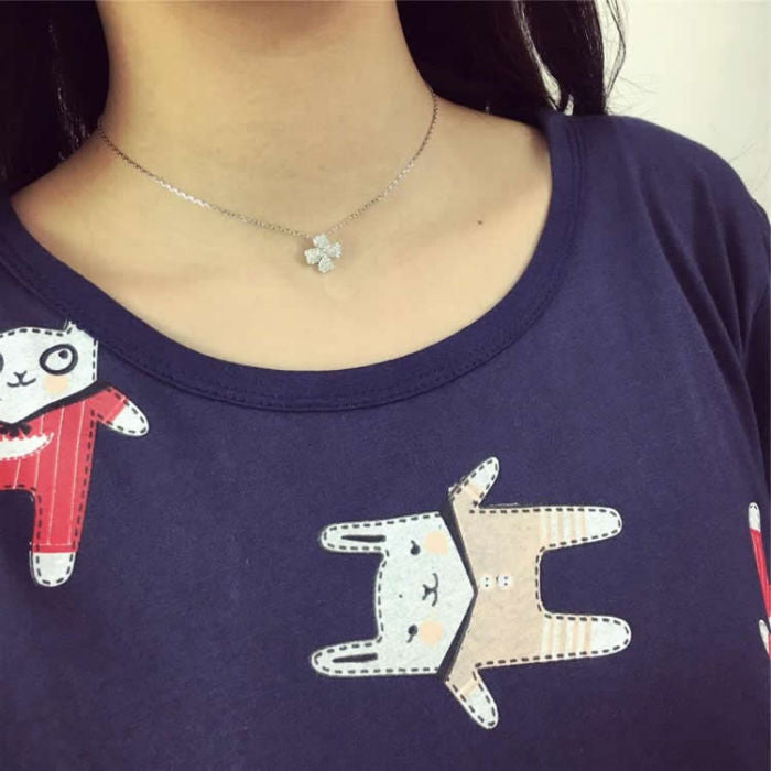 T-Shirt Rabbit Cartoon Long Sleeved