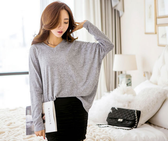 T-Shirt Long Sleeved Loose