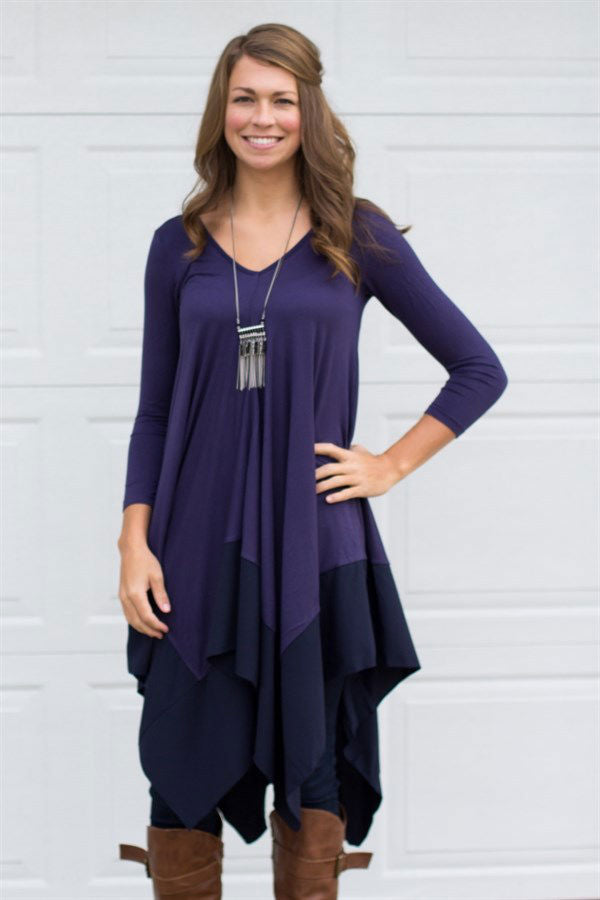 Shirt Long Sleeved Asymmetric