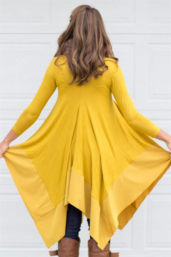 Shirt Long Sleeved Asymmetric