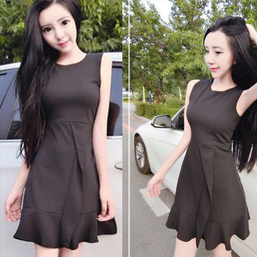 Sleeveless Fishtail Minimalis Dress