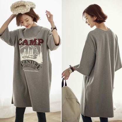 T-Shirt Camp Adventure Half Sleeved Loose