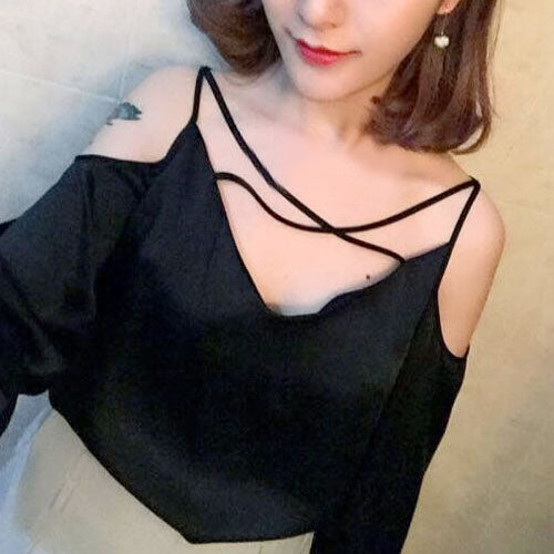 Shirt Long Sleeved Dew Shoulder