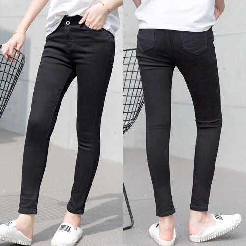 Trousers Jeans High Waist Pencil