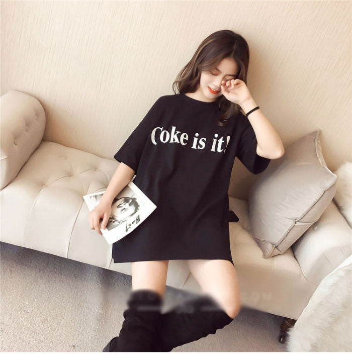 Kaos Wanita Coke Is It Short Sleeved Kasual