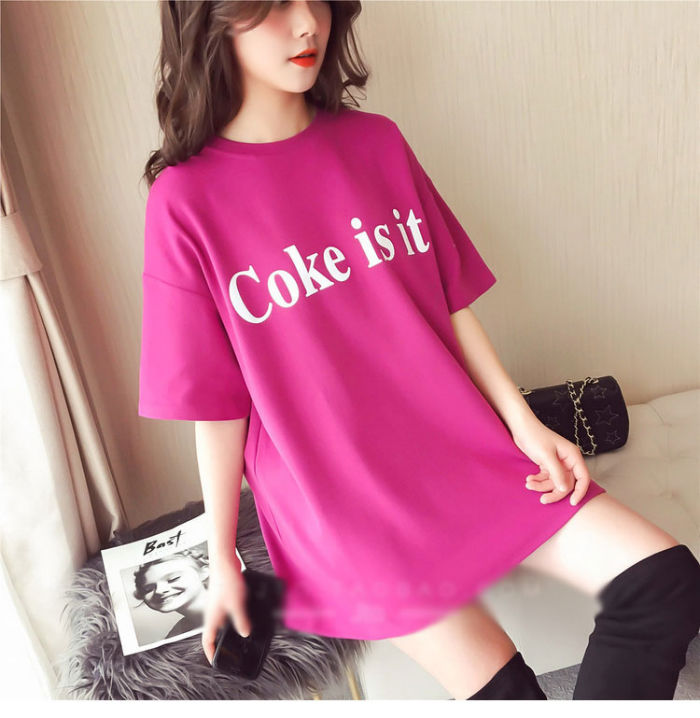 Kaos Wanita Coke Is It Short Sleeved Kasual