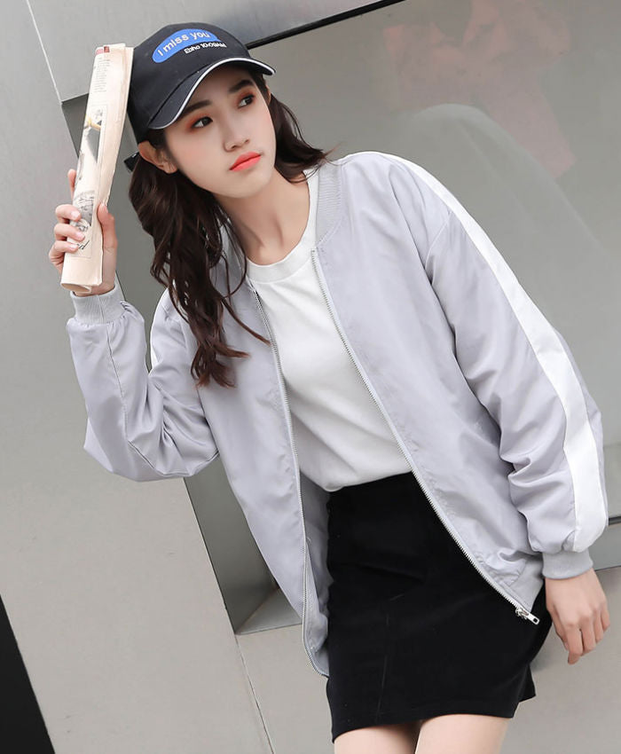 Jaket Varsity Baseball Polos Import Fashion Korea