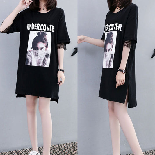 Kaos Katun Undercover Printing Jumbo Fashion Korea