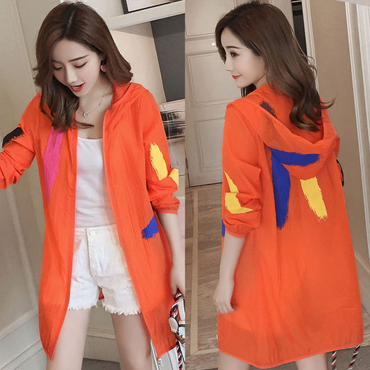 Jaket Sunscreen Panjang Musim Panas Style Korea