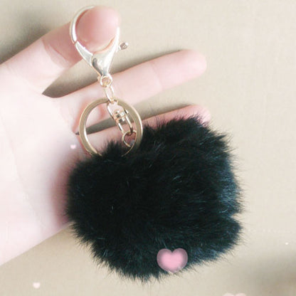 Fur Ball Key Chain Random Color