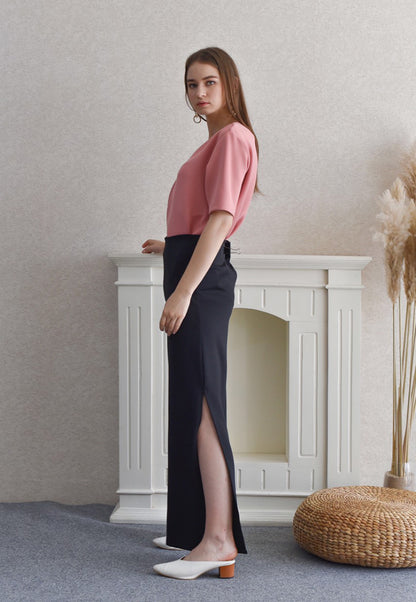 Trousers Open Slit Side Elegant