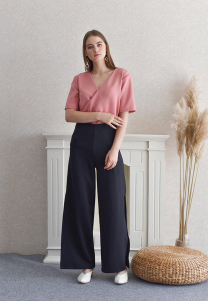 Trousers Open Slit Side Elegant