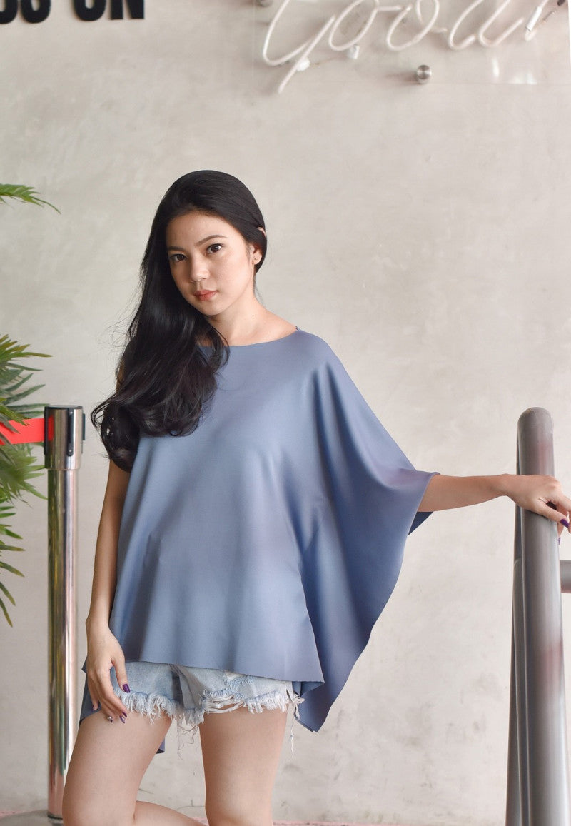 Blouse Ruffle Irregular Sleeve Fashion