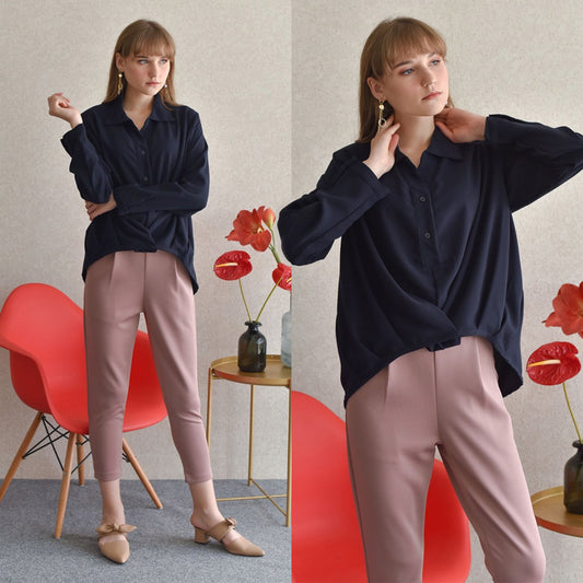 Blouse Twist Long Sleeve