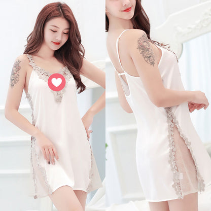 Lingerie Babydoll Lace Chest and Sides