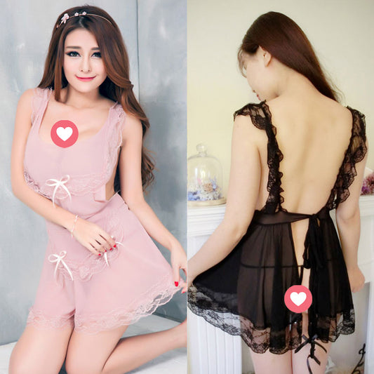 Lingerie Babydoll Lace Open Back CU8507