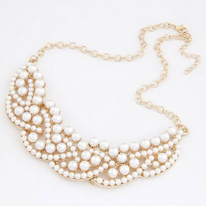 Pearl Collar Necklace Korean Princess Jewelry