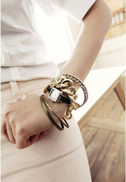 Wide Chain Fashion Bracelet