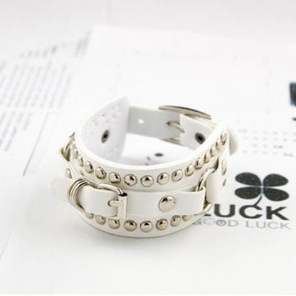 Rivet Leather Belt Korean Bracelet