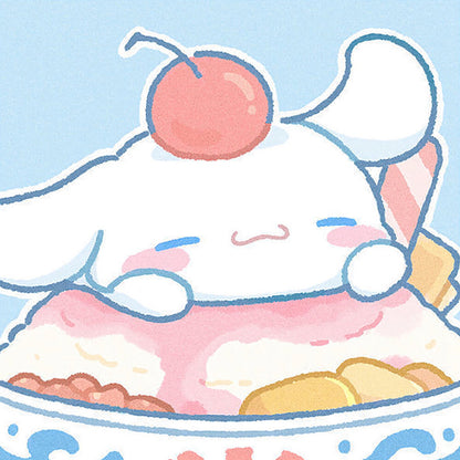 [20x20] Paint By Number Painting By Numbers Kit DIY Digital Oil Lukisan Canvas Seri Sanrio 1