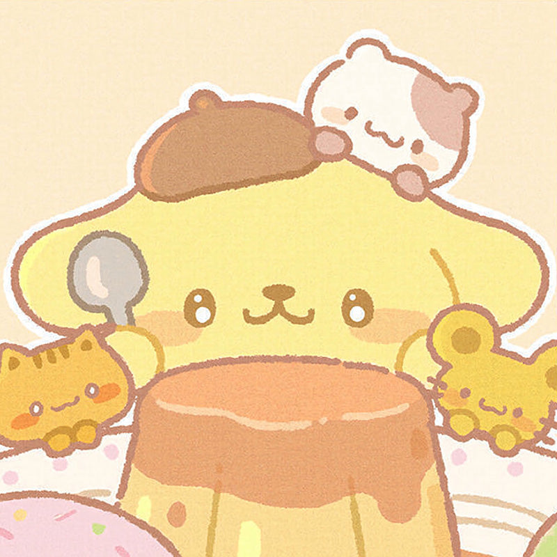 [20x20] Paint By Number Painting By Numbers Kit DIY Digital Oil Lukisan Canvas Seri Sanrio 1