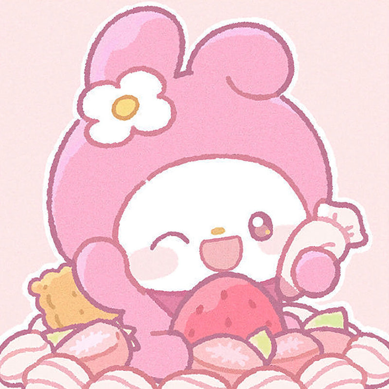 [20x20] Paint By Number Painting By Numbers Kit DIY Digital Oil Lukisan Canvas Seri Sanrio 1