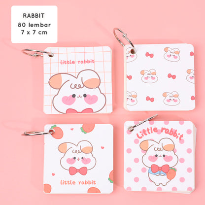 Gantungan Notes Memo Kecil Karakter Kartun Lucu