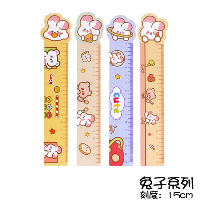 Penggaris Magnet Karakter Kartun Lucu Magnetic Ruler 15 cm