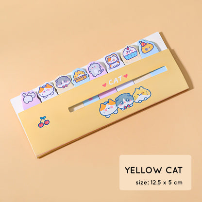 Sticky Notes Post It Memo Pad Index Pembatas Bookmark Penanda Buku Set 8 in 1