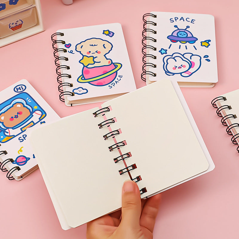 Buku Memo Kecil Spiral Notebook Mini Buku Catatan Kecil Karakter Kartun Lucu DCA0898