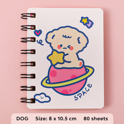 Buku Memo Kecil Spiral Notebook Mini Buku Catatan Kecil Karakter Kartun Lucu DCA0898