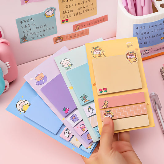 Sticky Notes Set 4 in 1 Karakter Kartun Lucu