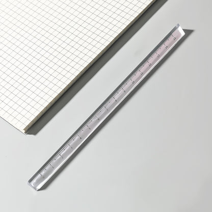 Penggaris Segitiga Transparan Stationery Sekolah Kantor