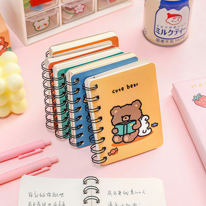 Buku Memo Kecil Spiral Notebook Mini Buku Catatan Kecil Karakter Kartun Lucu