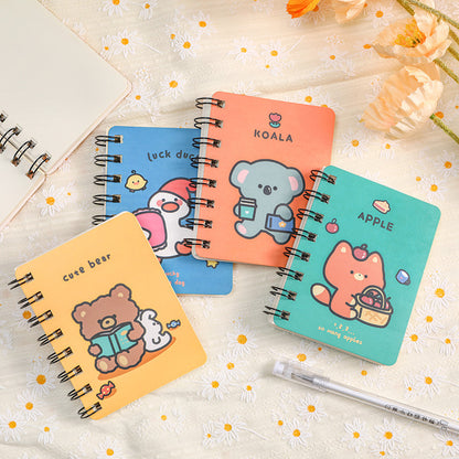 Buku Memo Kecil Spiral Notebook Mini Buku Catatan Kecil Karakter Kartun Lucu