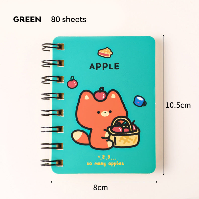 Buku Memo Kecil Spiral Notebook Mini Buku Catatan Kecil Karakter Kartun Lucu