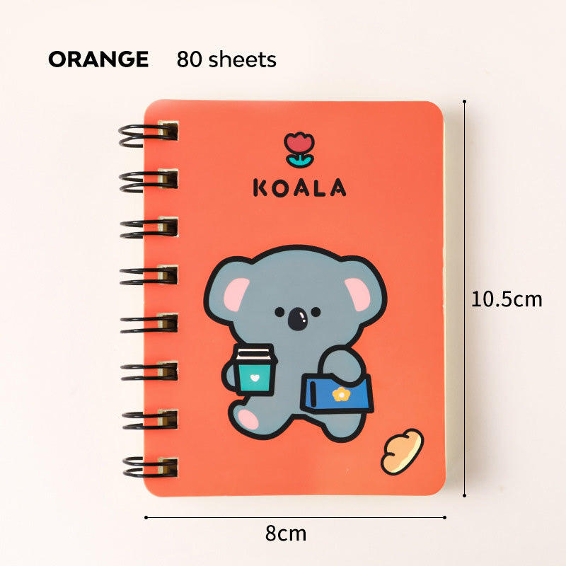 Buku Memo Kecil Spiral Notebook Mini Buku Catatan Kecil Karakter Kartun Lucu