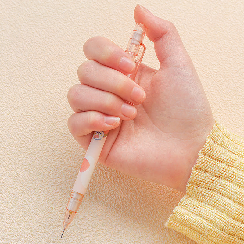 Pensil Mekanik 0.5 Motif Peach Mechanical Pencil