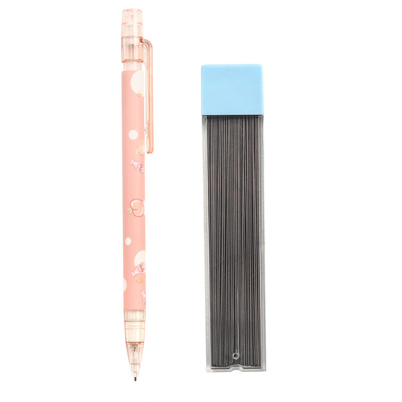 Pensil Mekanik 0.5 Motif Peach Mechanical Pencil