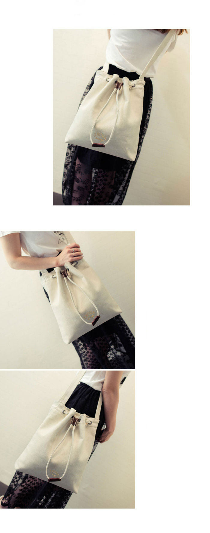 Drawstring Shoulder Bag